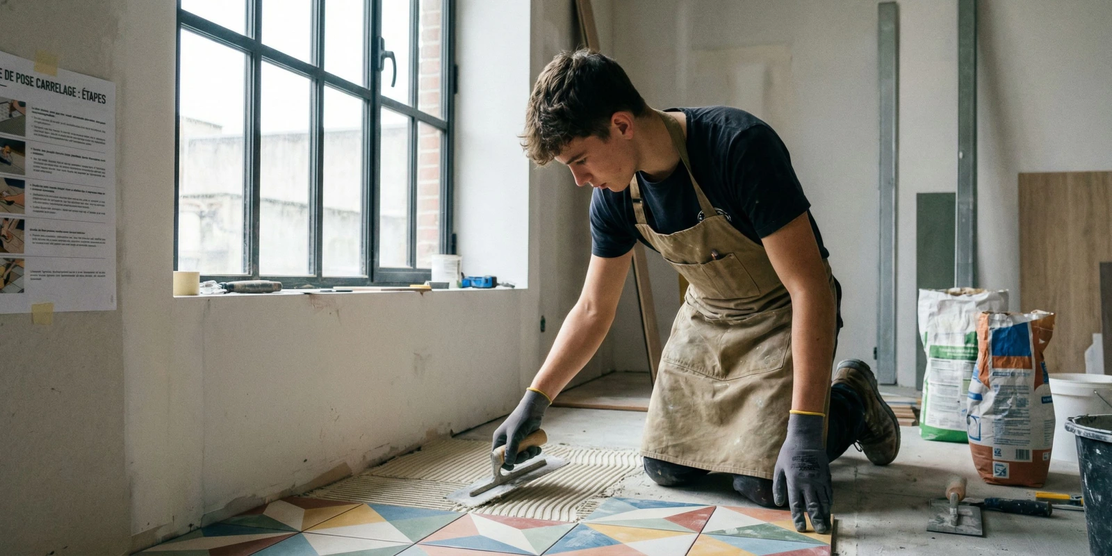 Poursuites d'Études après un CAP Carreleur : BP, Bac Pro, BTS et Spécialisations Possibles